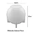 Molde de Silicone Eternização Esfera Grande 12 cm - Imagem 2
