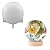 Molde de Silicone Eternização Esfera Pequena 6 cm - Imagem 1