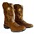 Bota Texana de Couro Masculina Sertanejo Rodeo - Imagem 1