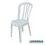 Cadeira Plástica Bistro Branca 140 kg - Imagem 1