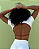 Cropped Amanda Off White c/ Cappuccino - Imagem 3
