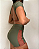 Short Amanda Verde Militar c/ Cappuccino - Imagem 3