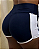 Short Amanda Azul Marinho c/ Off White - Imagem 2