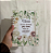 Caderno Floral Vintage Personalizado Bege - Imagem 1