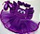 Conjunto Romper Tutu Bolofofos + Sapatinho RN a 2 anos - Imagem 1