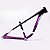 QUADRO HUPI NAJA V9 PRETO/ROXO  HORIZONTAL - HUPI BIKES - Imagem 1