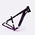QUADRO HUPI NAJA V9 PRETO/ROXO  HORIZONTAL - HUPI BIKES - Imagem 2