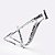 QUADRO HUPI NAJA V9 POLIDO  HORIZONTAL PRATA  - HUPI BIKES - Imagem 2