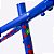 QUADRO HUPI NAJA V9 AZUL/VERMELHO GANCHEIRA HORIZONTAL - HUPI BIKES - Imagem 4