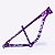 QUADRO HUPI NAJA V9 ROXO/BRANCO-HUPI BIKES - Imagem 1