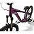 BICICLETA HUPI NAJA V9 ROXO/PRETO - Imagem 3
