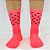 MEIA CICLISMO FREE FORCE STAR PINK FLUOR - Imagem 4