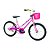 BICICLETA ARO 20 BELLA 03 ROSA/ROSA NATHOR - Imagem 1