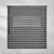 Persiana Horizontal pvc 1,20 x 1,30 Chumbo - Imagem 1