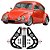 Braço capo com amortecedor VW - fusca - Imagem 1