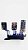 Conjunto pedaleira Black blue Chrome - Imagem 1