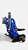 Conjunto pedaleira Black blue Chrome - Imagem 2