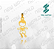 Arquivo de Pingente Menino Coração - Formato DXF - Tamanho 20 mm - Imagem 1