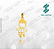 Arquivo de Pingente Menino Vazado - Formato DXF - Tamanho 20 mm - Imagem 1