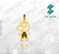 Arquivo de Pingente Menino Boné - Formato DXF - Tamanho 20 mm - Imagem 1