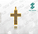 Pacote de Arquivos para Cruz com Oração - Formato DXF - Tamanho 30 mm - Imagem 7
