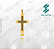 Pacote de Arquivos para Cruz com Oração - Formato DXF - Tamanho 30 mm - Imagem 10