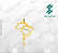Pacote de Arquivos para Pingentes do Brasil - Formato DXF - Tamanho 20 mm - Imagem 7