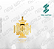 Arquivo de Pingente São Bento com Cruz Vazada - Formato DXF - Tamanho 30 mm - Imagem 1