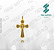 Arquivo de Pingente Crucifixo de São Bento - Formato DXF - Tamanho 30 mm - Imagem 1