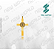 Arquivo de Pingente Cruz de São Bento - Formato DXF - Tamanho 30 mm - Imagem 1