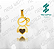 Pacote de Arquivos de Pingente Meninas - Formato DXF - Tamanho 20 mm - Imagem 9