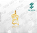 Pacote de Arquivos de Pingente Cachorros Vazados - Formato DXF - Tamanho 30 mm - Imagem 8