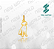 Pacote de Arquivos de Pingente Cachorros Vazados - Formato DXF - Tamanho 30 mm - Imagem 5