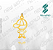 Arquivo de Pingente Menino Boné Vazado - Formato DXF - Tamanho 20 mm - Imagem 1