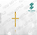 Arquivo de Pingente Cruz com detalhes Cravejados - Formato DXF - Tamanho 30 mm - Imagem 1