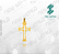 Pacote de Arquivos para Crucifixo N°5  - Formato DXF - Tamanho 30 mm - Imagem 11