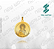 Arquivo de Pingente Santa Rita de Cásia com nome - Formato DXF - Tamanho 20 mm - Imagem 1