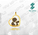 Arquivo de Pingente Coração de Mãe em Baixo Relevo N°8 - Formato DXF - Tamanho 25 mm - Imagem 1