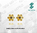Arquivo de Emblema de Agronomia - Formato DXF - Tamanho 8 mm - Imagem 1