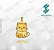 Pacote de Arquivos Pingentes de Gatinhos N°2 - Formato DXF - Tamanho 30 mm - Imagem 7