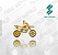 Pacote de Arquivos Pingentes de Motocross - Formato DXF - Tamanho 30 mm - Imagem 10