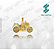 Pacote de Arquivos Pingentes de Moto - Formato DXF - Tamanho 30 mm - Imagem 9