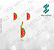 Pacote de Arquivos de Pingentes + Brincos Dia das Crianças - Formato DXF - Tamanho 15 mm - Imagem 11