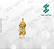 Arquivo de Pingente Cachorro Collie Barbudo - Formato DXF - Tamanho 30 mm - Imagem 1