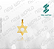 Arquivo de Pingente Estrela de Davi Vazada - Formato DXF - Tamanho 25 mm - Imagem 1