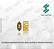 Arquivo de Emblema de Técnico em Gestão de Qualidade e Produtividade - Formato DXF - Tamanho 8 mm - Imagem 1