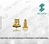 Arquivo de Emblema de Gestão de Segurança Privada e Patrimonial - Formato DXF - Tamanho 8 mm - Imagem 1