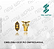 Arquivo de Emblema de Gestão Empresarial - Formato DXF - Tamanho 8 mm - Imagem 1