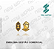 Arquivo de Emblema de Gestão Comercial - Formato DXF - Tamanho 8 mm - Imagem 1