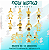 Pacote de Arquivos de Pingentes Casal Meninos e Meninas N°6 - Formato DXF - Tamanho 22 mm - Imagem 1